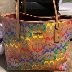 Coach MutliColor Medium Tote
